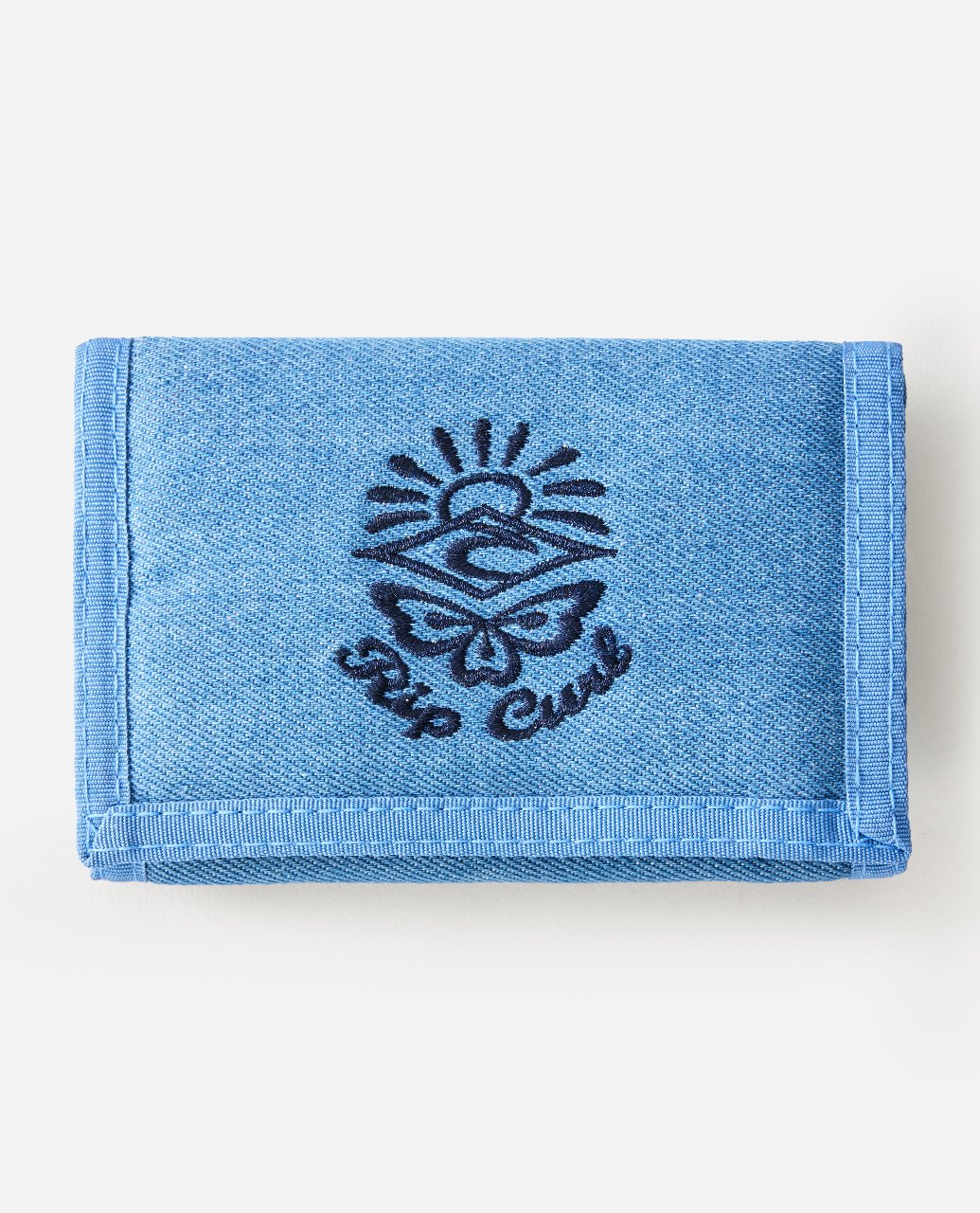 DISTRESSED DENIM WALLET
