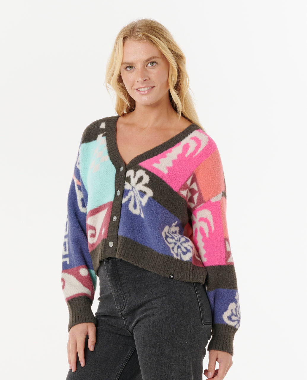 KEEPSAKES JACQUARD CARDIGAN