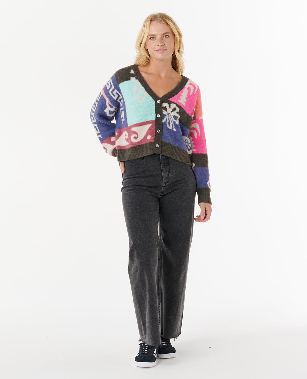 KEEPSAKES JACQUARD CARDIGAN
