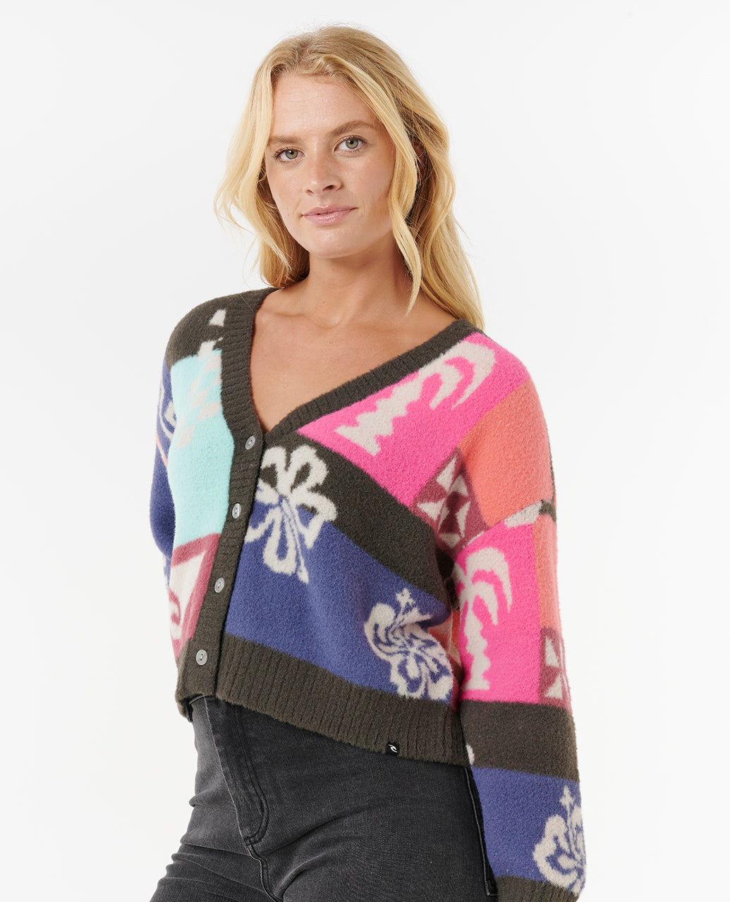 KEEPSAKES JACQUARD CARDIGAN