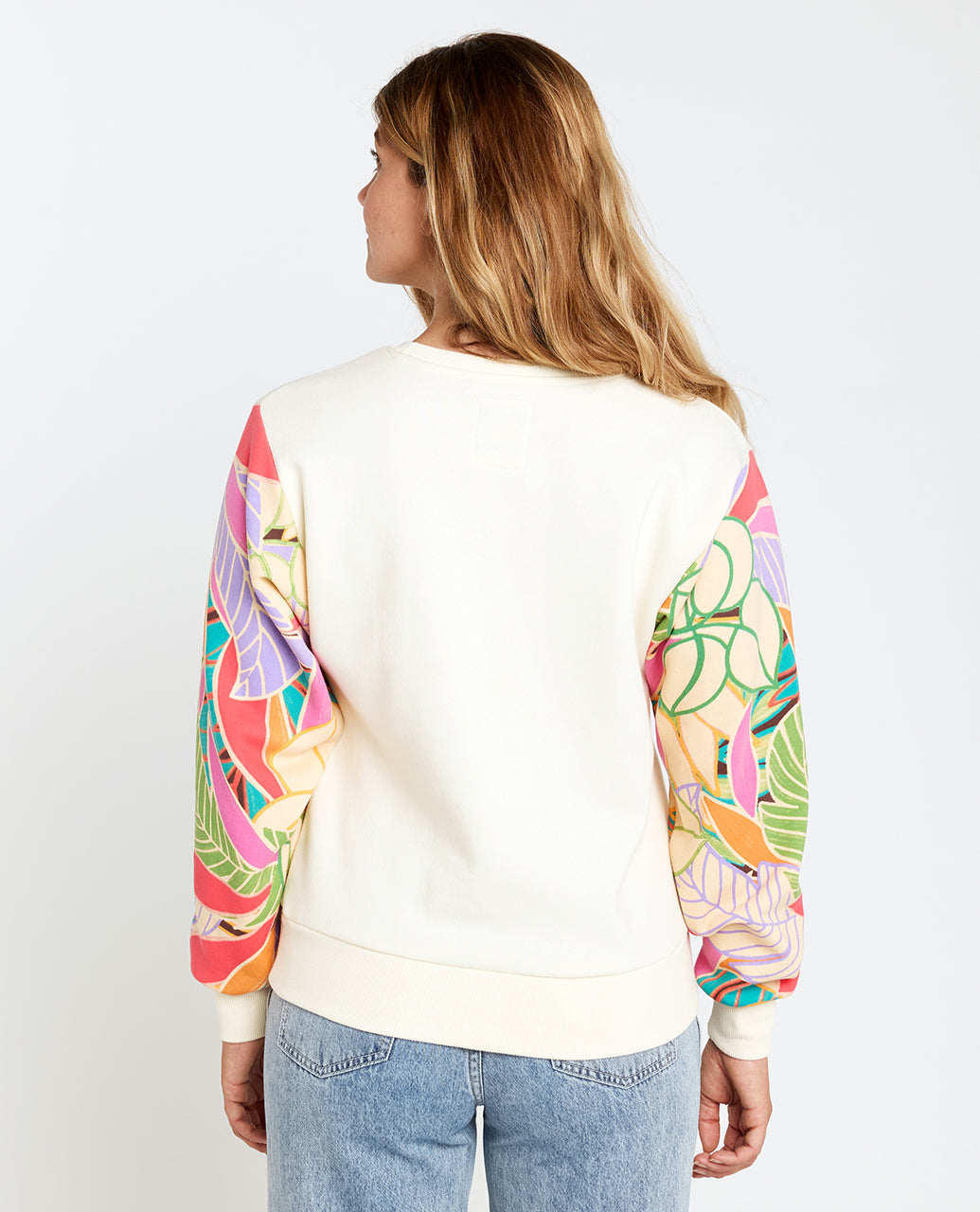 CREW WAVY PRINT SLEEVES - SS25