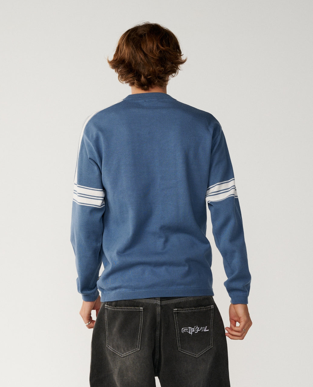 ARCHIVE TWU STRIPE CREW KNIT