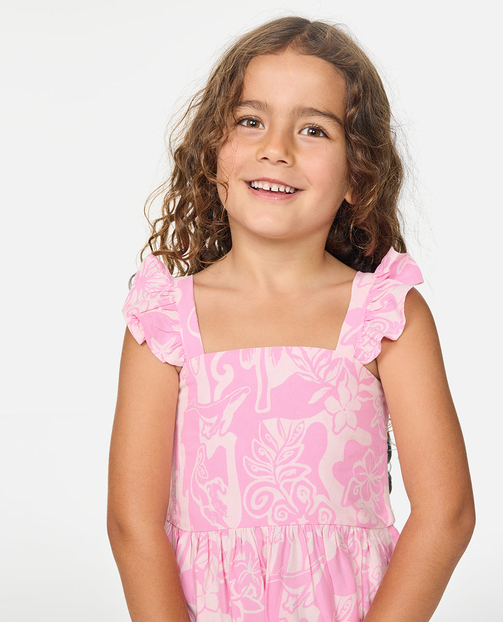 SURF MAGIC WOVEN DRESS-GIRL