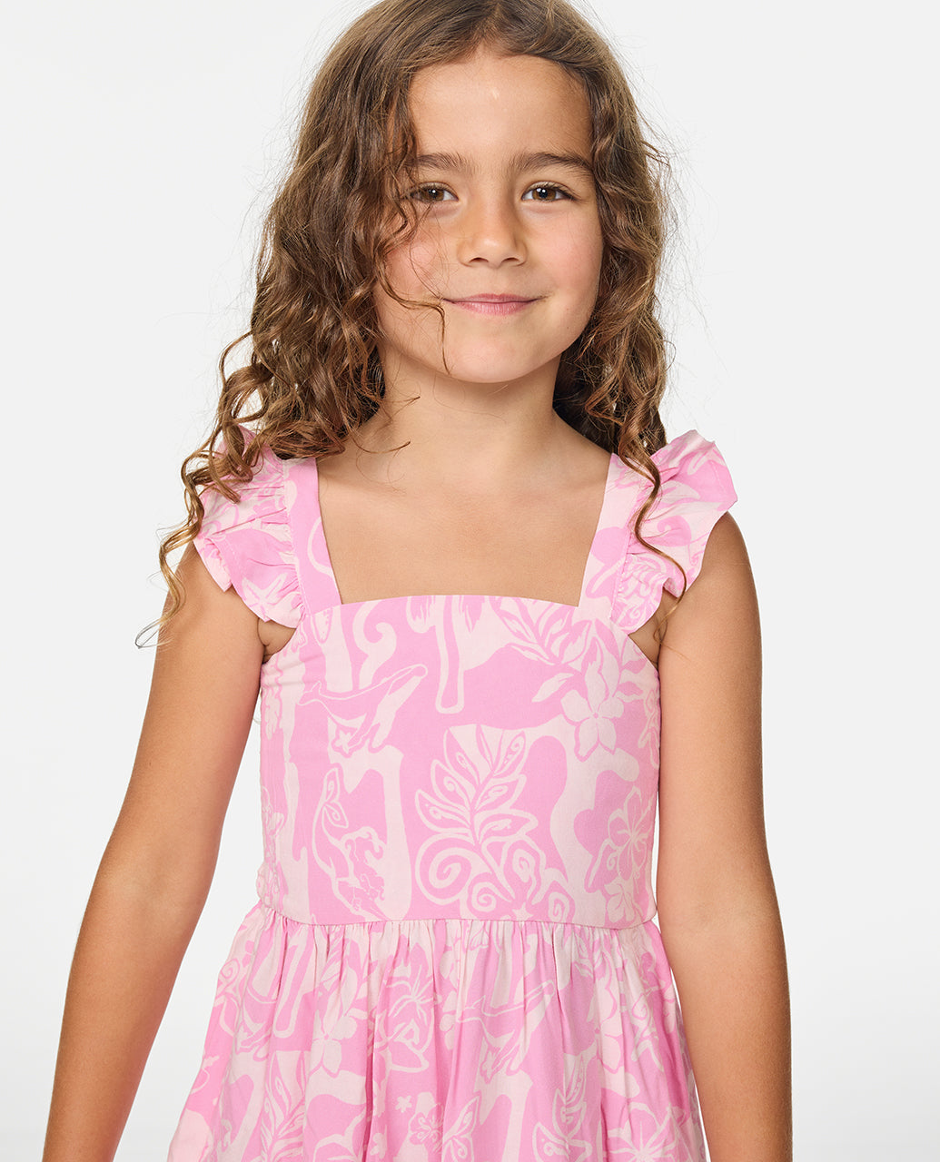 SURF MAGIC WOVEN DRESS-GIRL