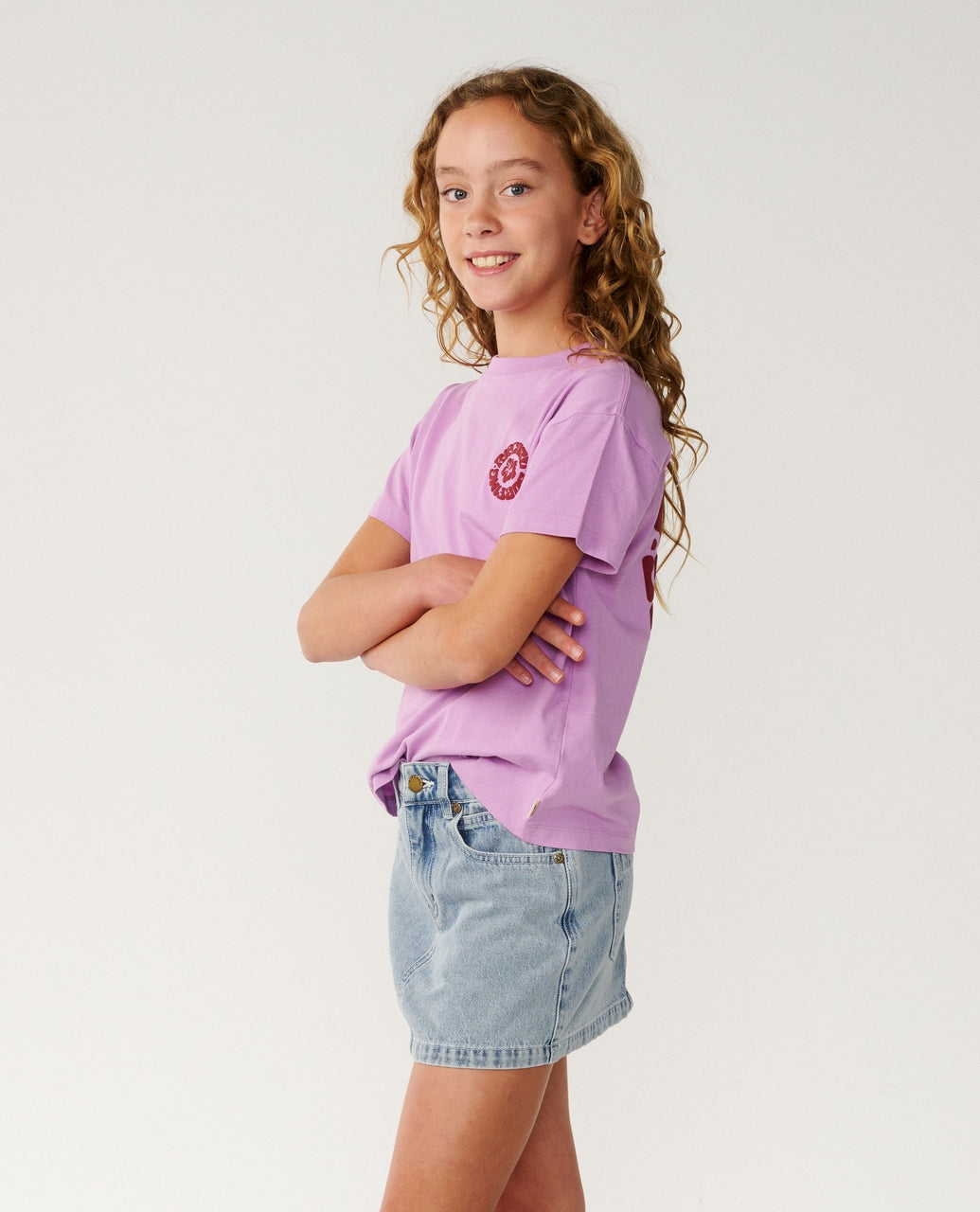 SURF PUFF RELAXED TEE- GIRL