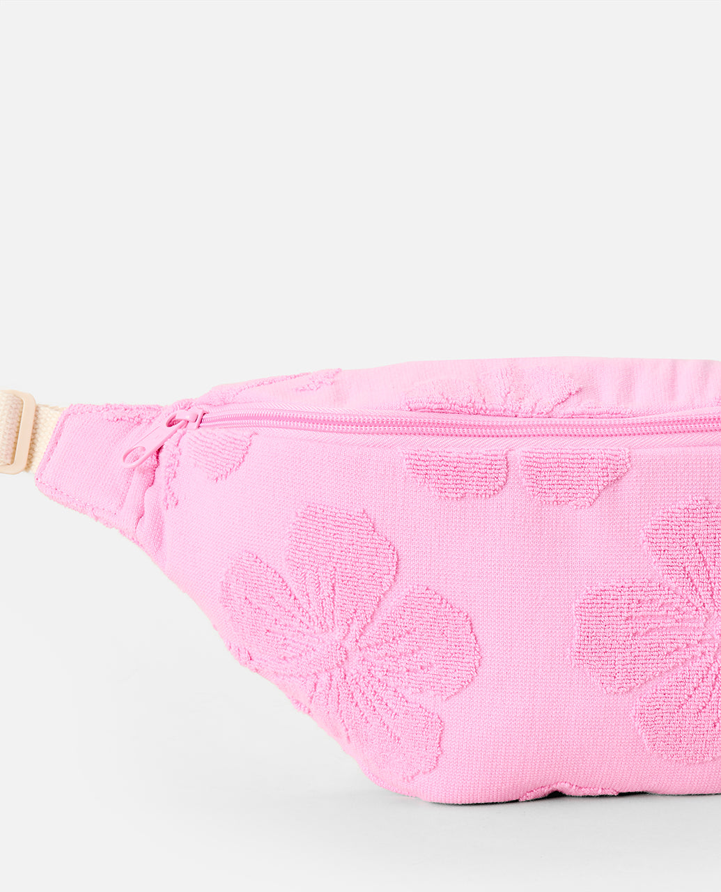MIXED TERRY WAIST BAG