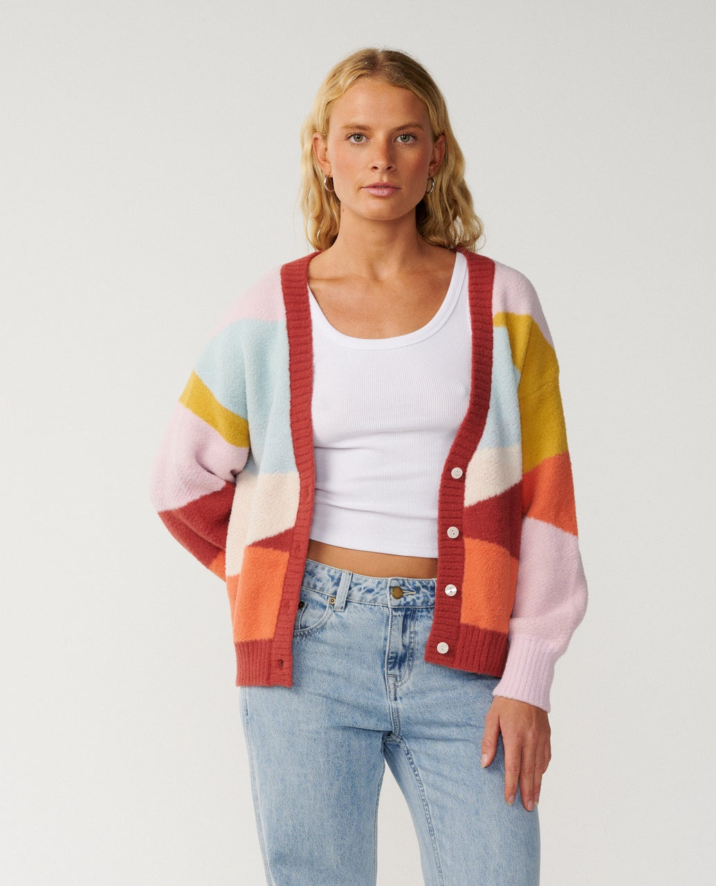 SURF REVIVAL JACQUARD CARDI