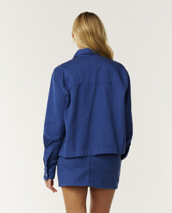 PARAISO TWILL EMBROID SHACKET