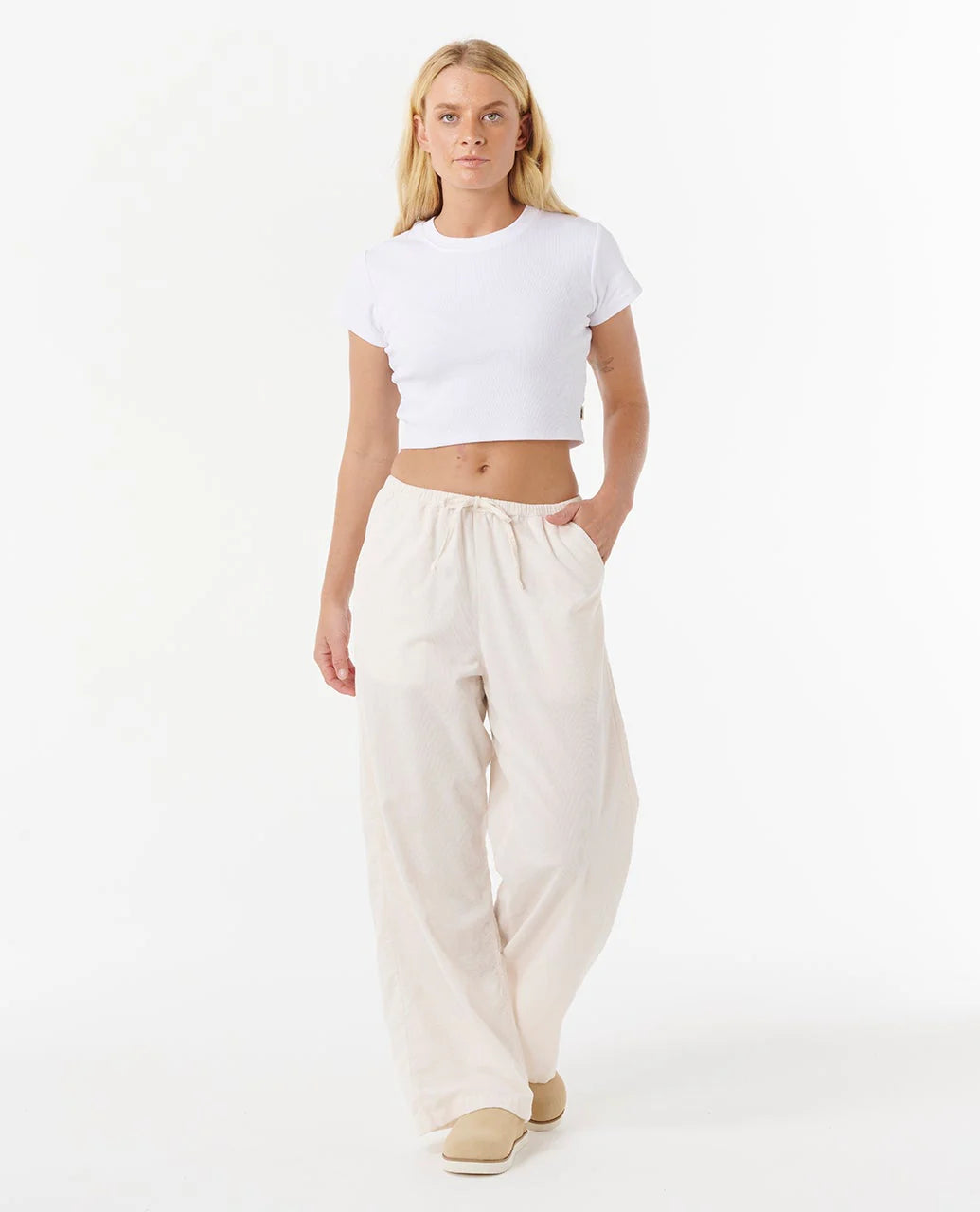 KEEPSAKES WASHED CORD PANT.