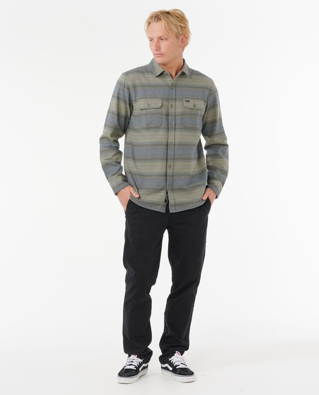 LINE UP FLANNEL SHIRT