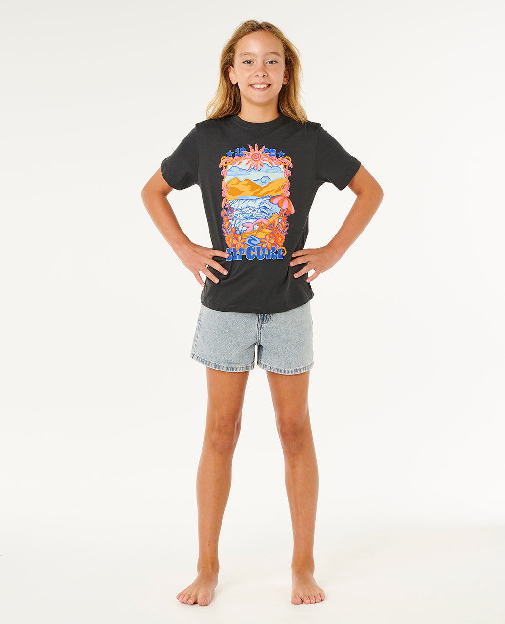 SUNSHINE SQUAD BAND TEE - GIRL