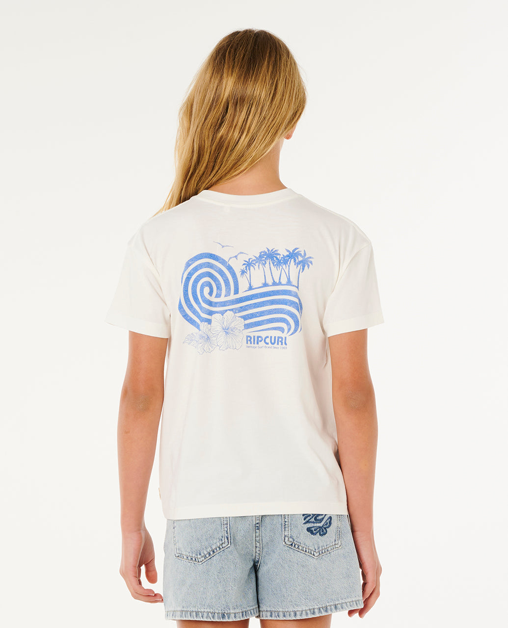 OCEAN BREAK RELAXED TEE-GIRL