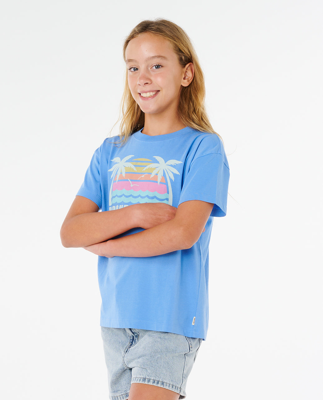 MALIBU RELAXED TEE-GIRL