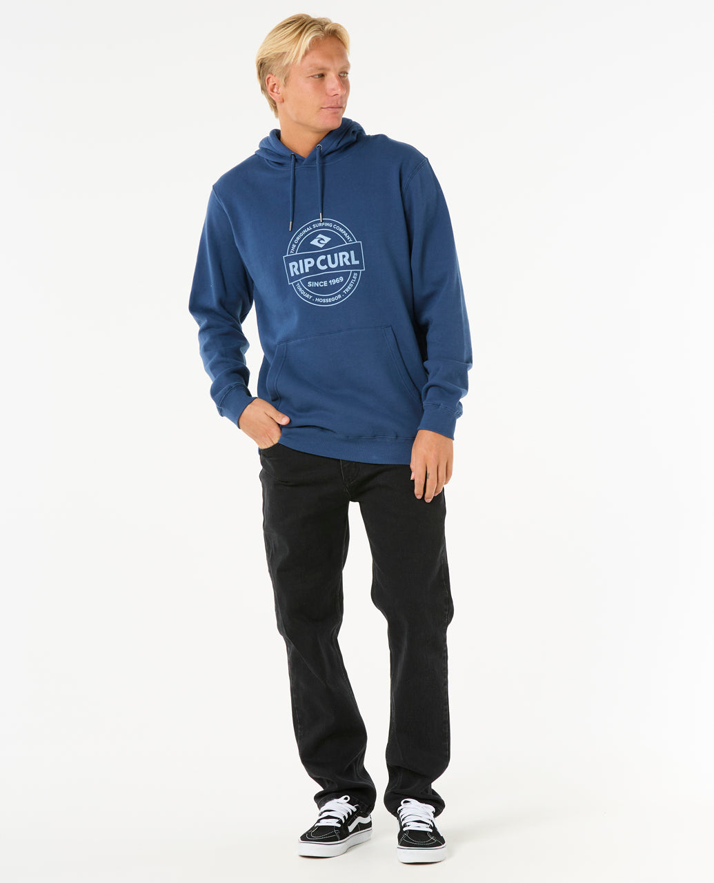 STAPLER HOOD - WASHED NAVY