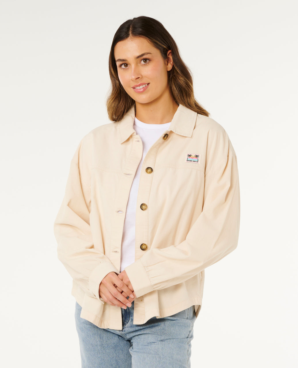 KEEPSAKES WASHED CORD SHIRT