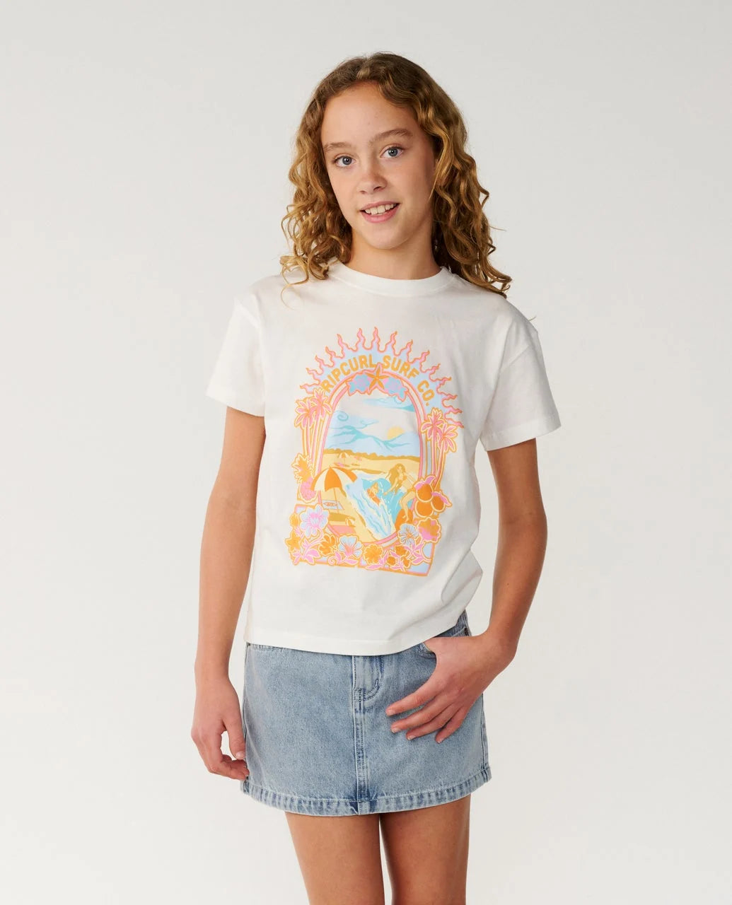 COSTA DEL SOL BAND TEE - GIRL