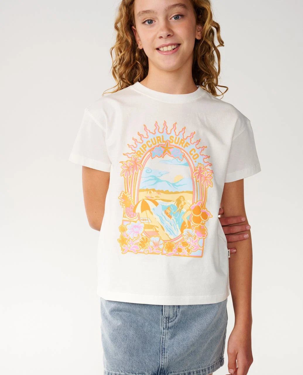 COSTA DEL SOL BAND TEE - GIRL