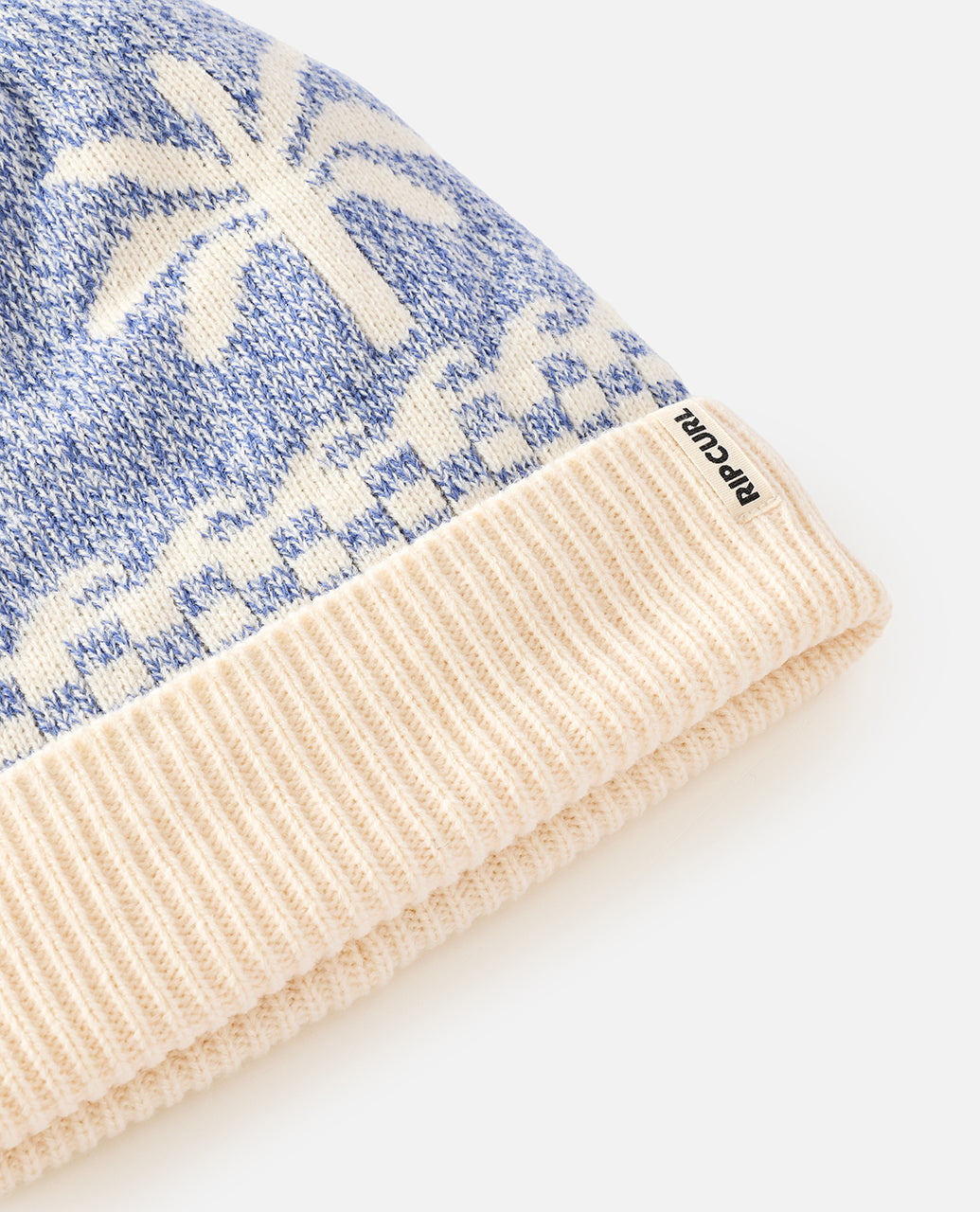 JACQUARD POM POM BEANIE