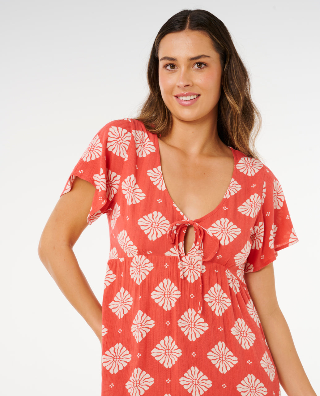 VENTURA TIERED S/S DRESS