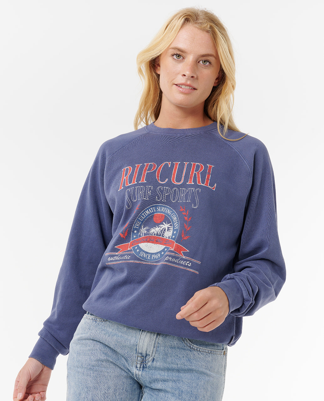 SURF DEPT. RELAXED RAGLAN CREW