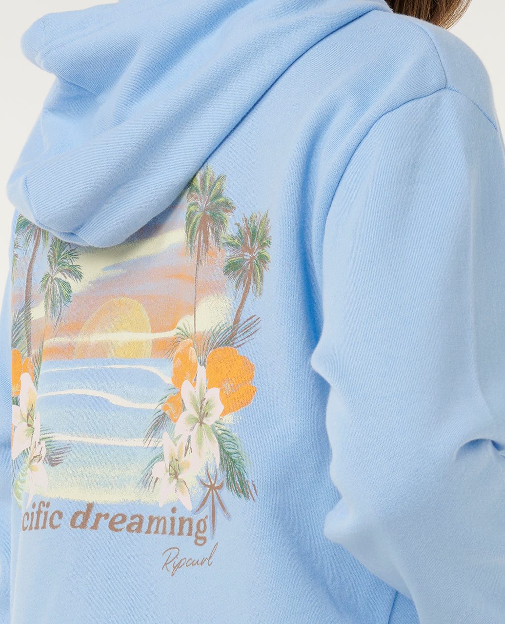 POOLSIDE ZIP THRU RELAXED HOOD