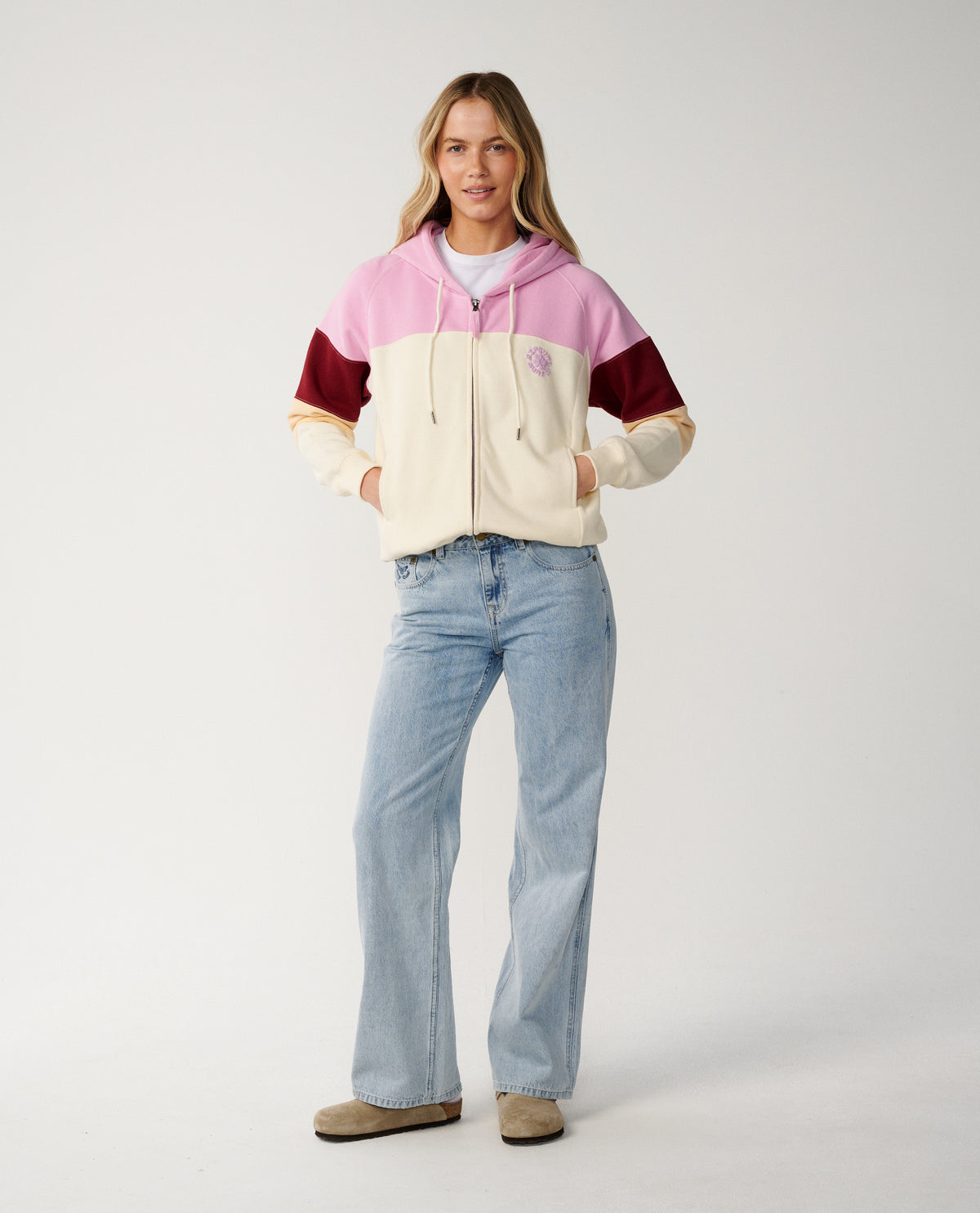 PARTY WAVE COLOUR BLOCK Z/T