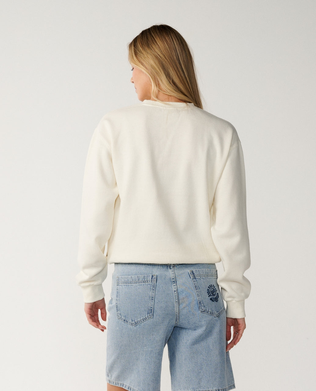 PARTY WAVE CREW FLEECE