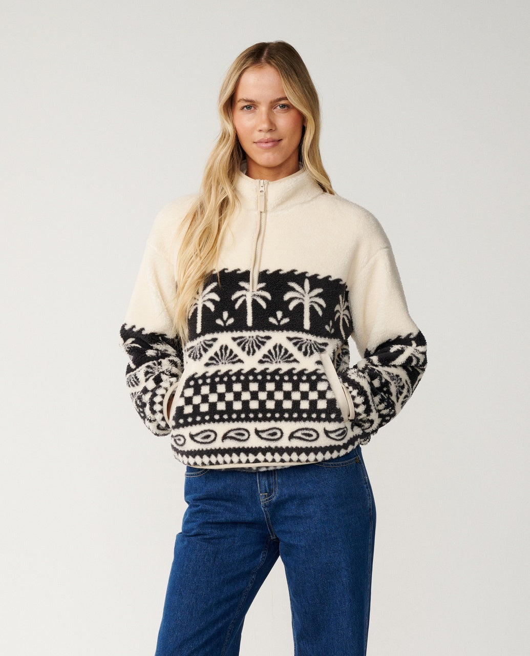 BOSSA NOVA 1/4 ZIP POLARFLEECE