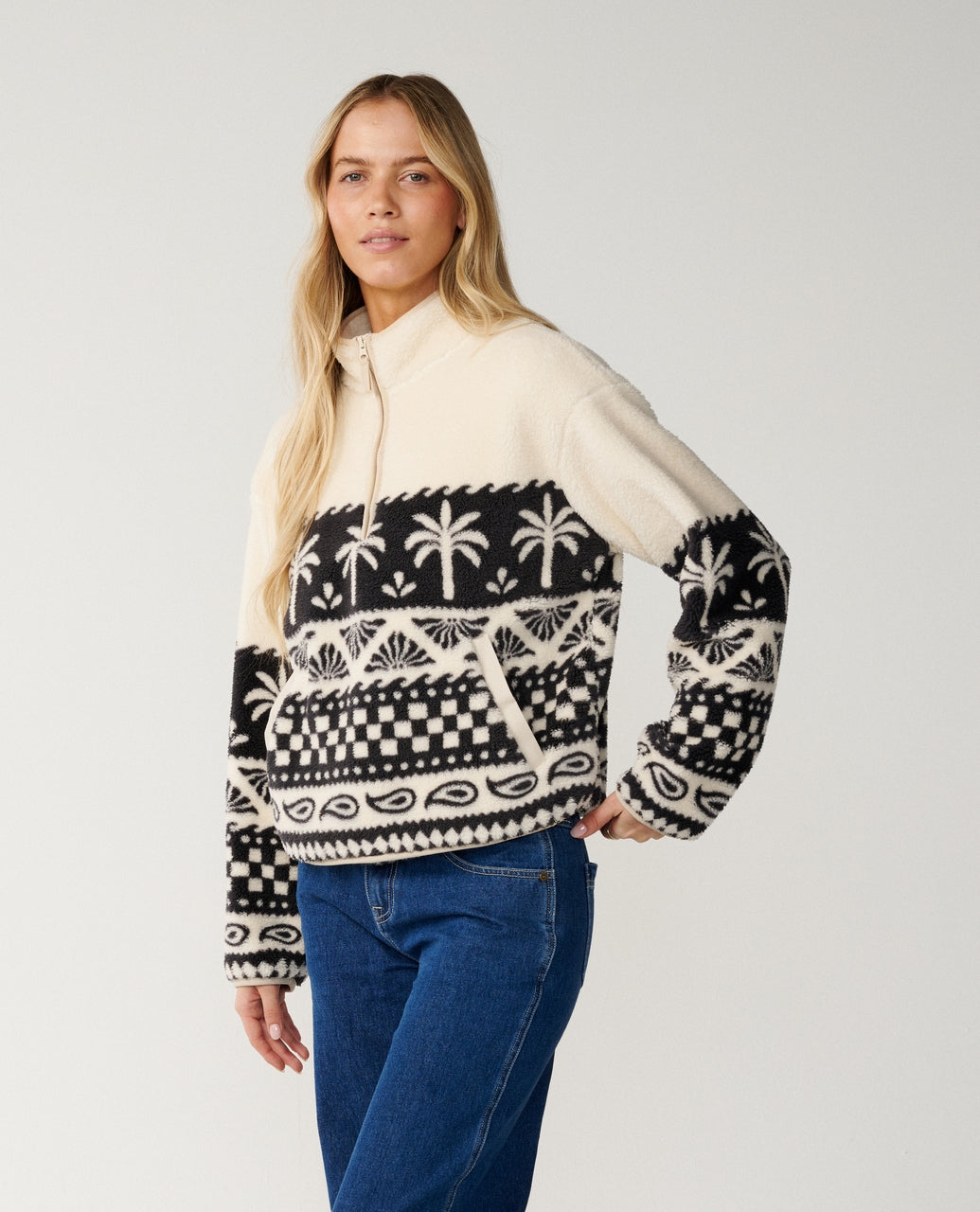 BOSSA NOVA 1/4 ZIP POLARFLEECE