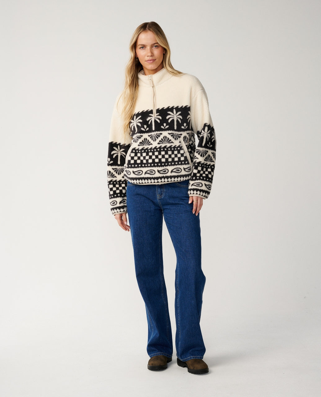 BOSSA NOVA 1/4 ZIP POLARFLEECE