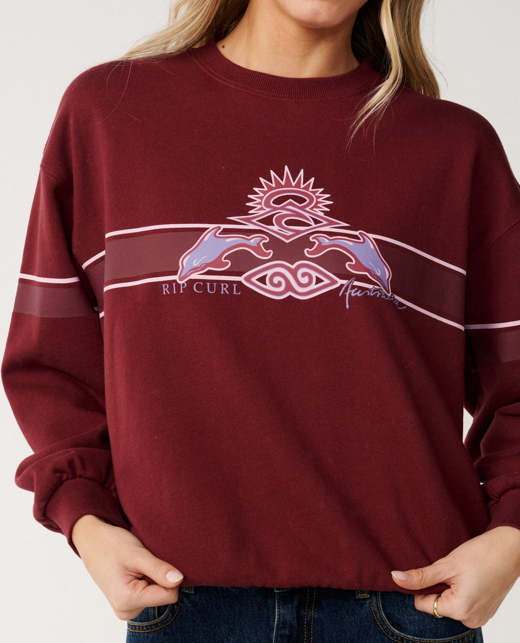ARCHIVE DOLPHIN OVERSIZED CREW