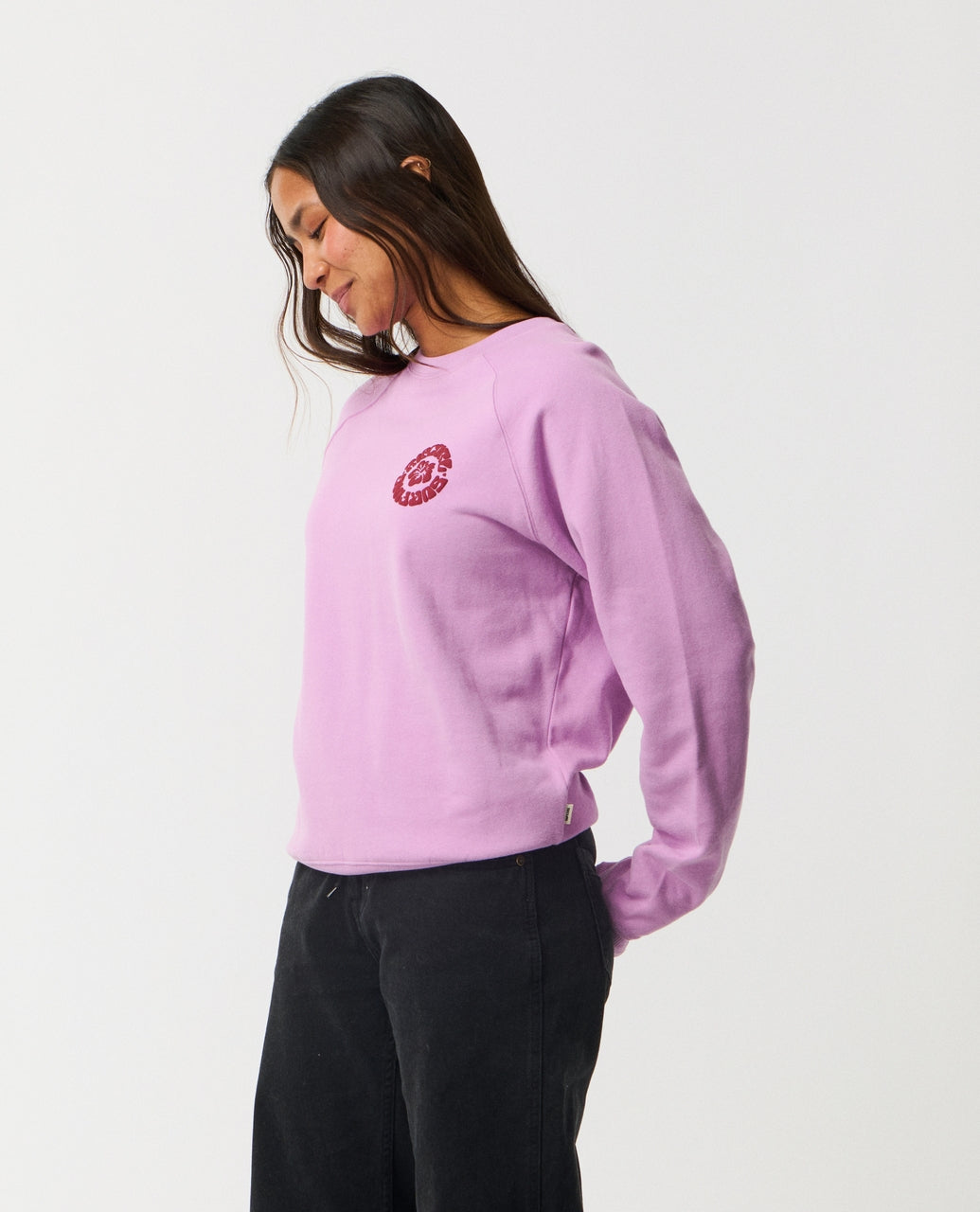 SURF PUFF RAGLAN RELAXED CREW