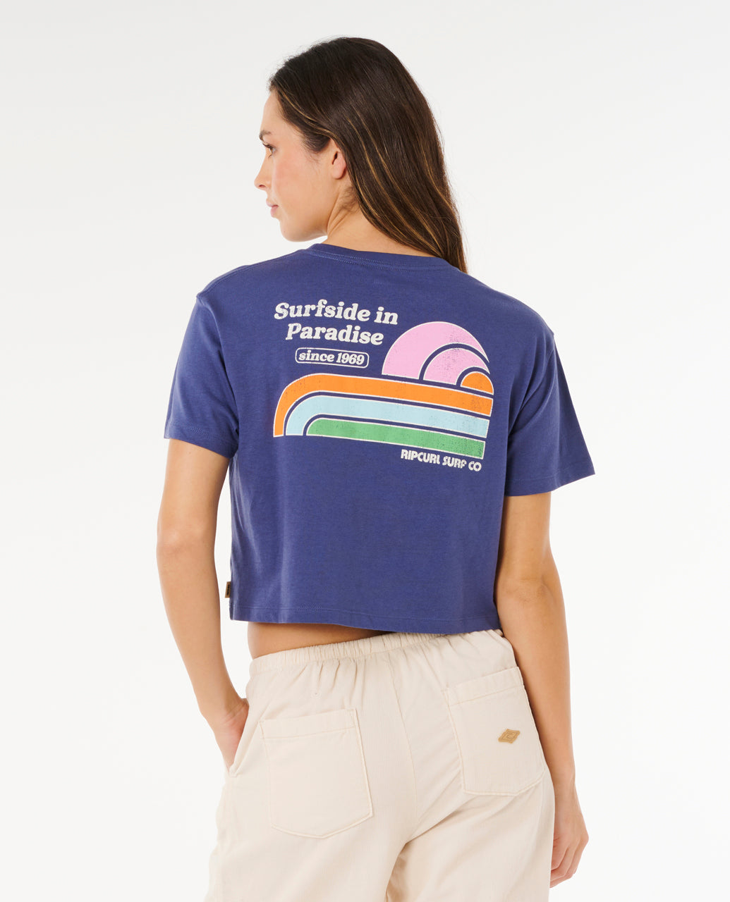 SURF SIDE CROPPED TEE