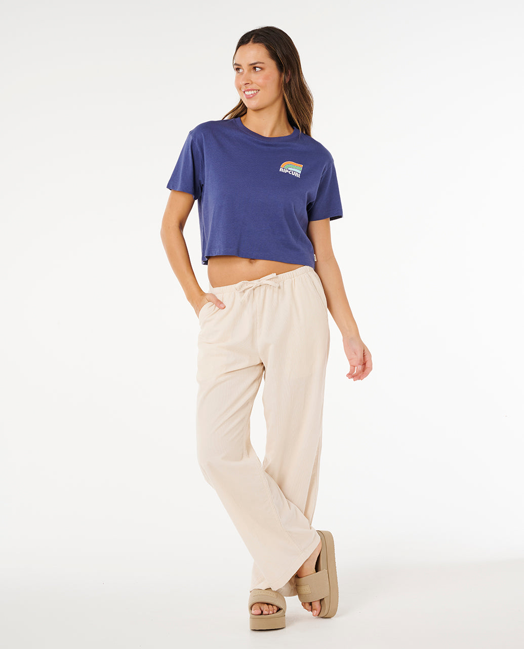 SURF SIDE CROPPED TEE