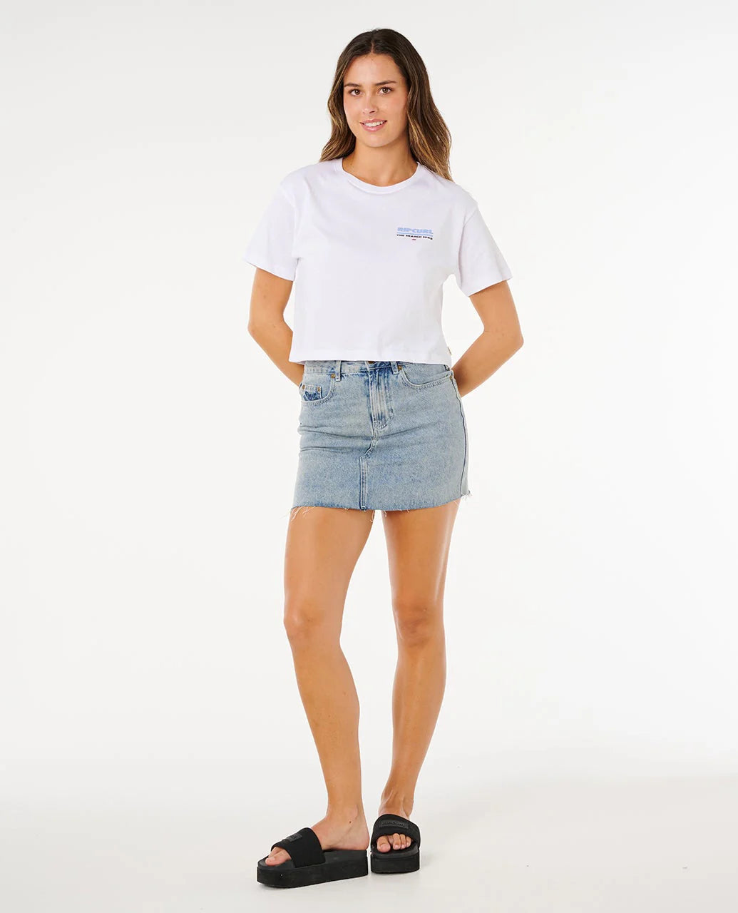 HAYLEY O CROP TEE
