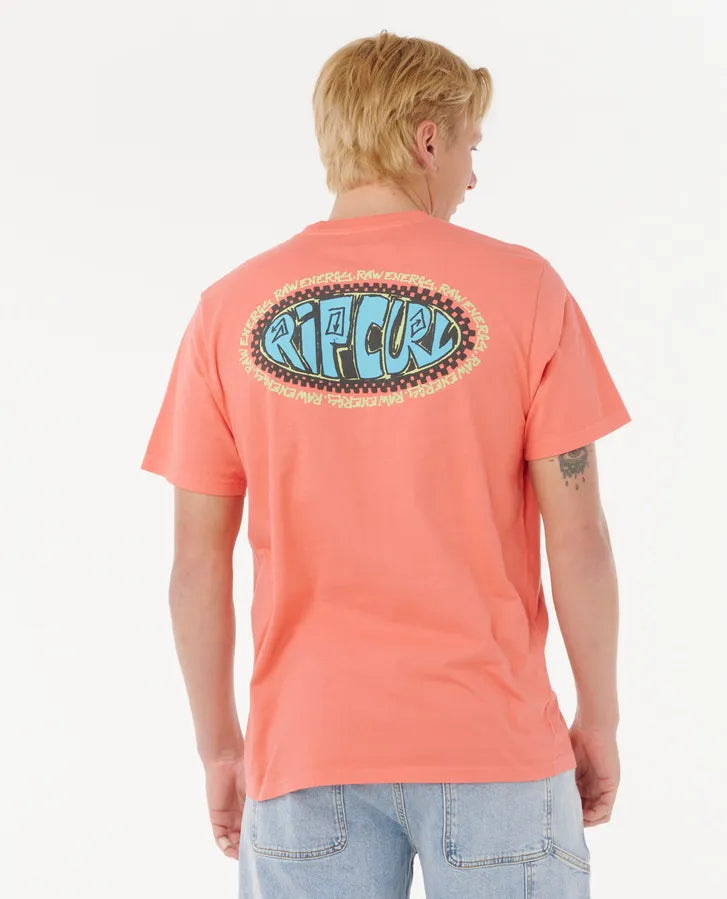 RAW ENERGY DE OVAL TEE