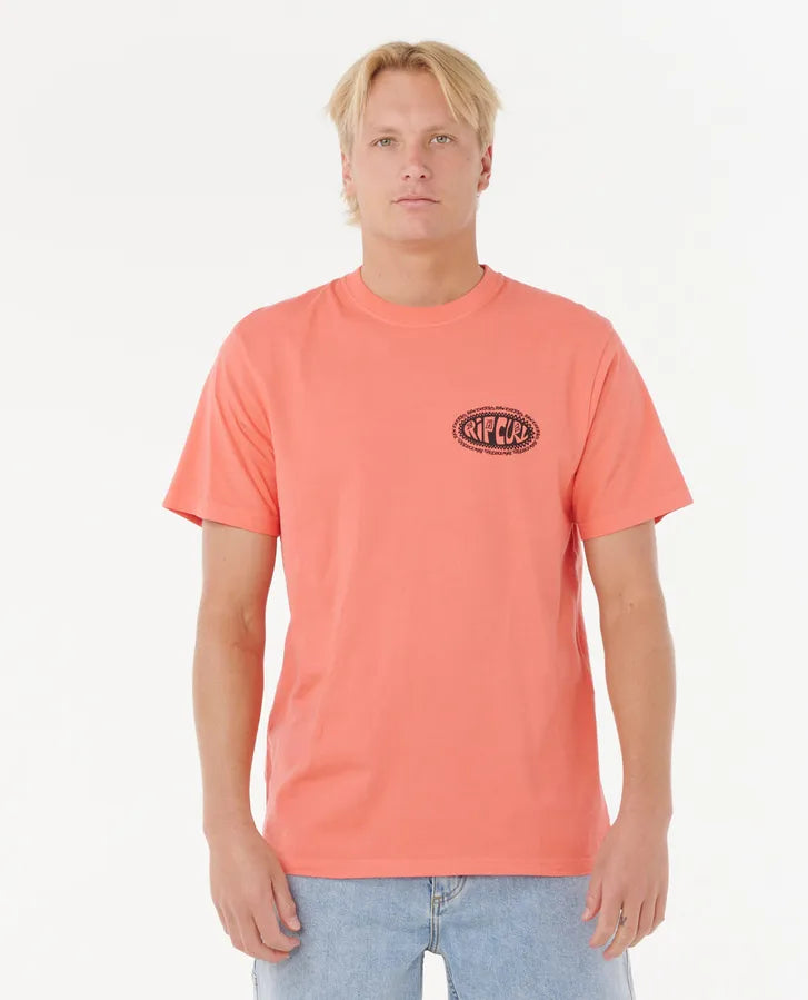 RAW ENERGY DE OVAL TEE