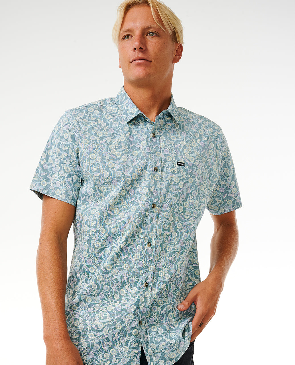 FLORAL REEF S/S SHIRT