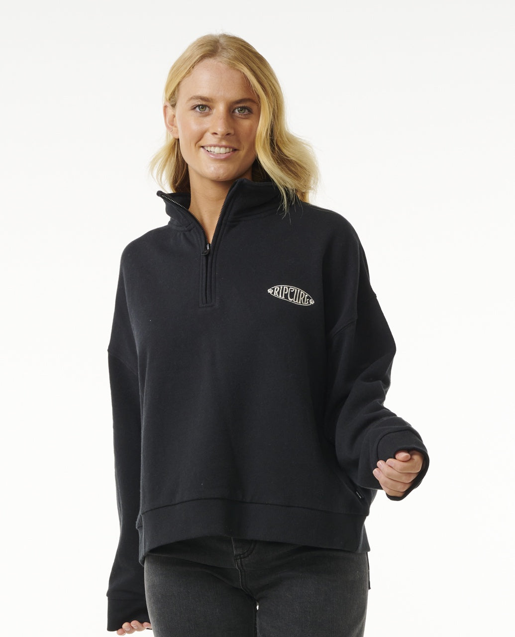 SOLEIL 1/4 ZIP PULL OVER