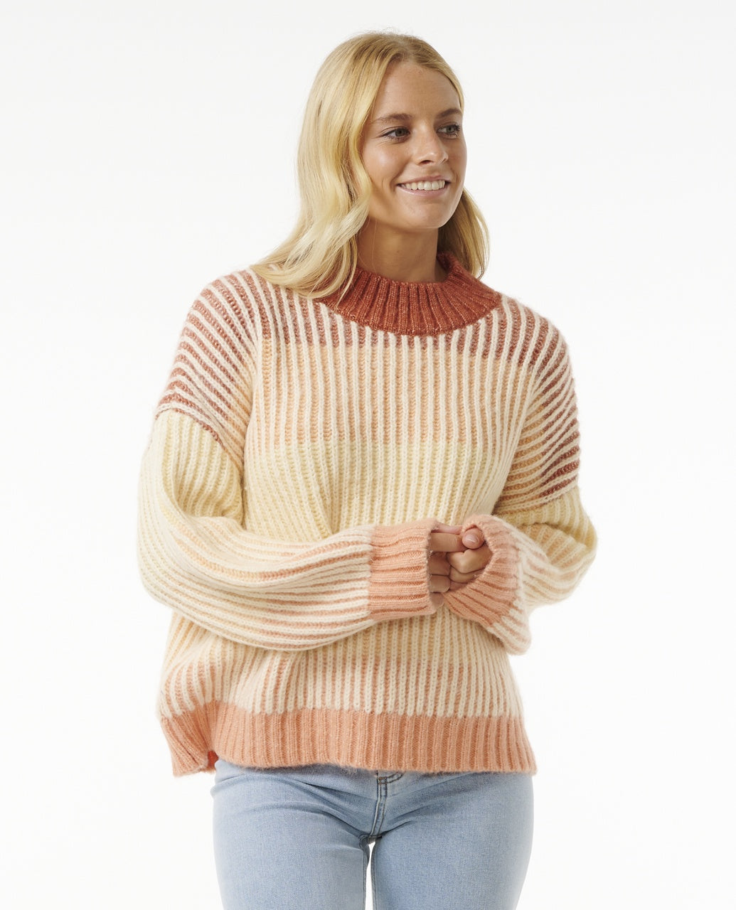 SOLEIL RIB KNIT CREW