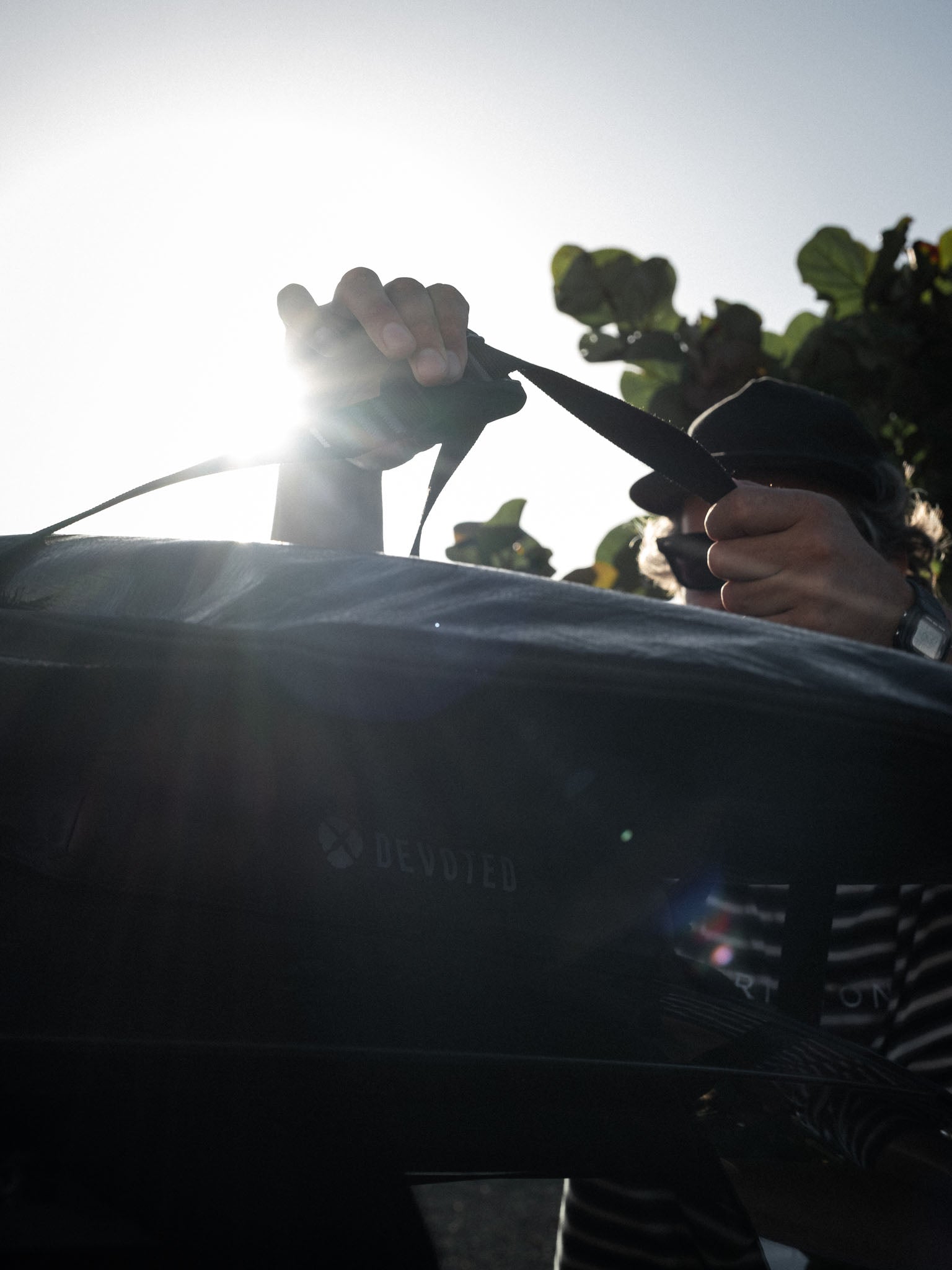 Premium single soft roof rack black