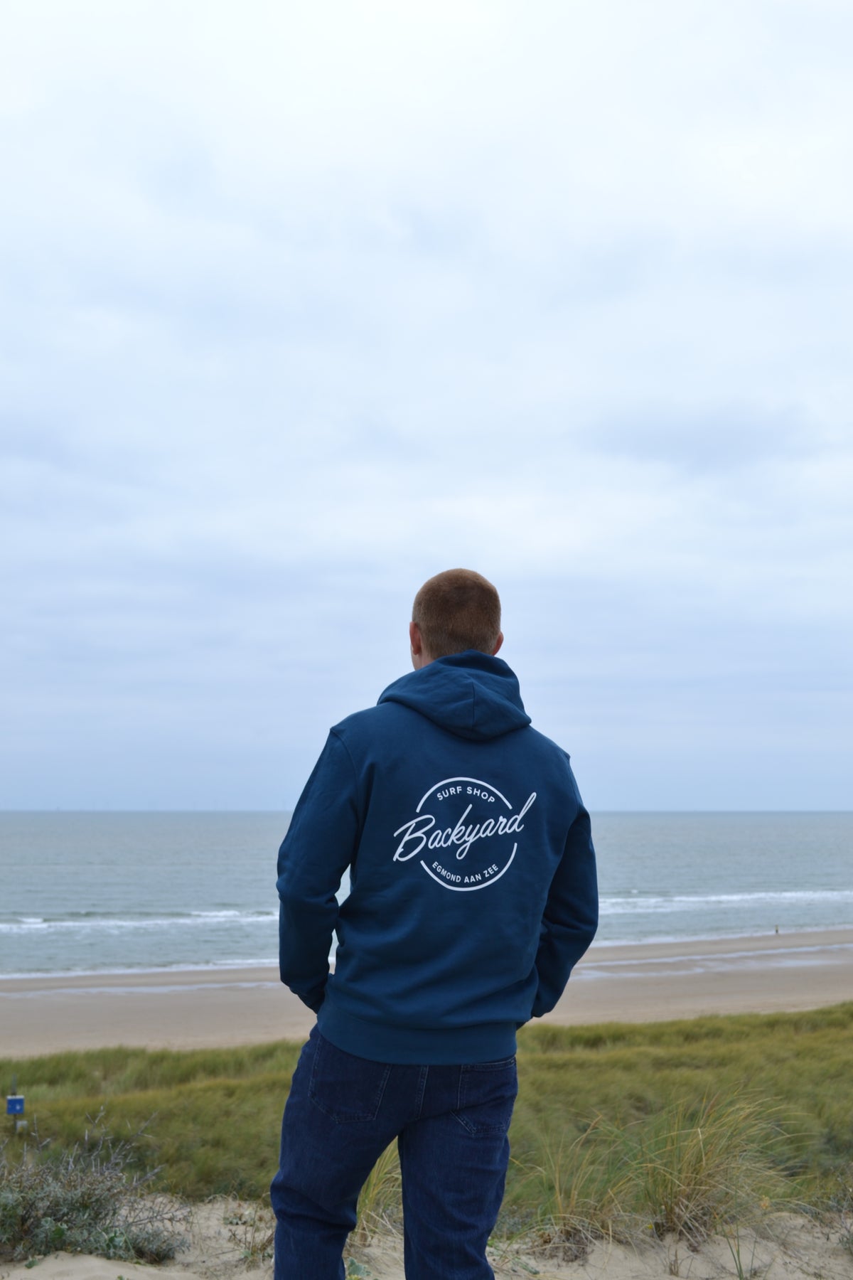 Backyard hoodie - Peacock blue