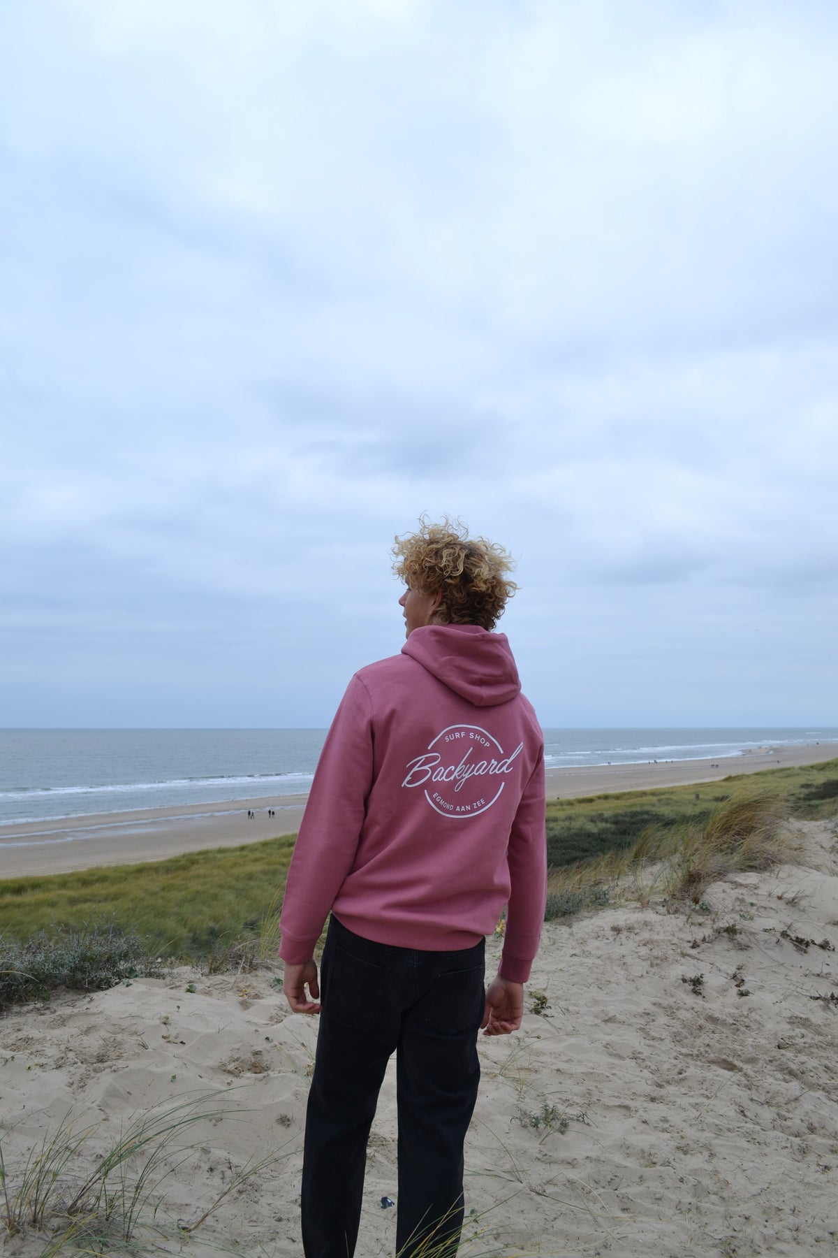 Backyard hoodie - Antique Rose