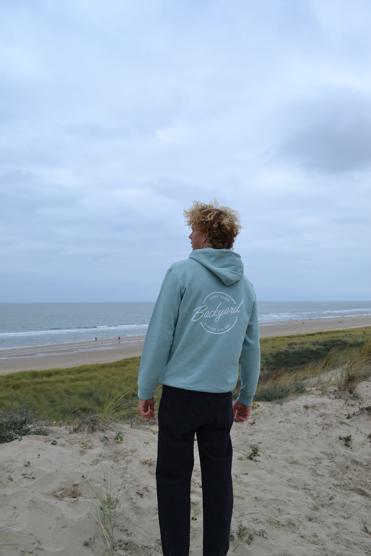 Backyard hoodie - Jade Green