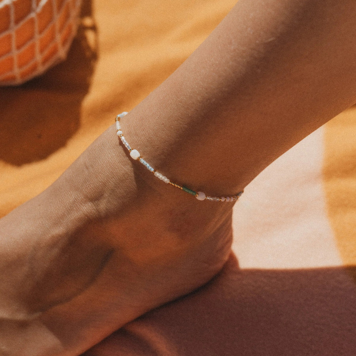 Horison Golden Hour Beaded Anklet