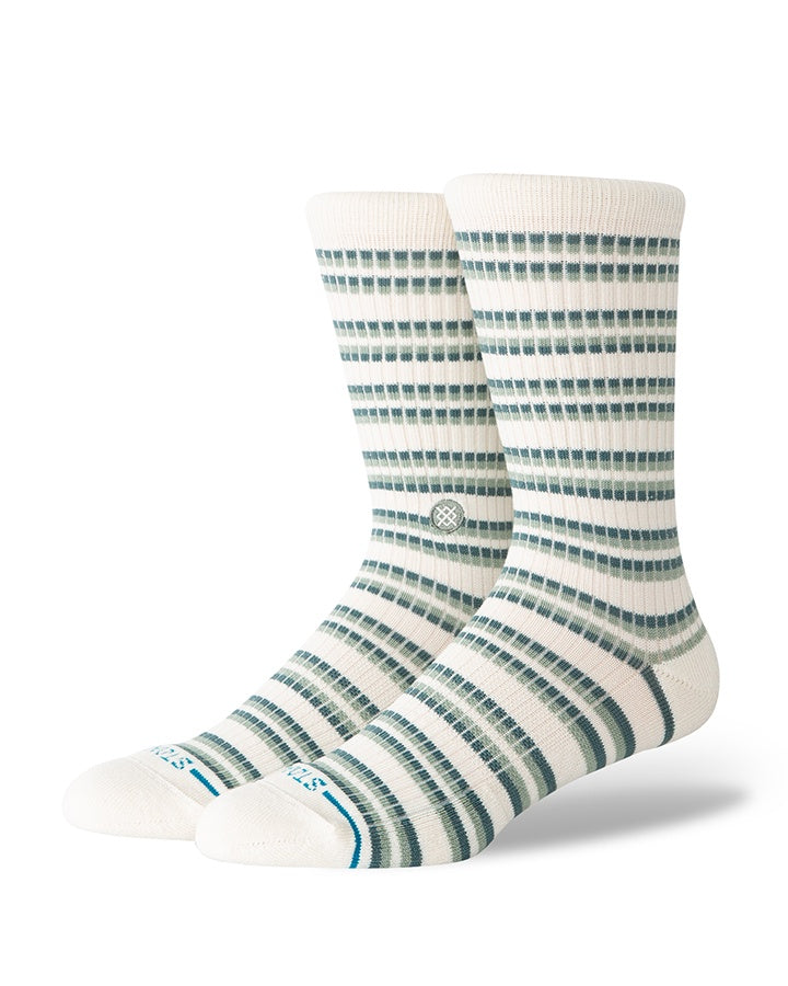 MULTISTRIPE RIBBED CREW