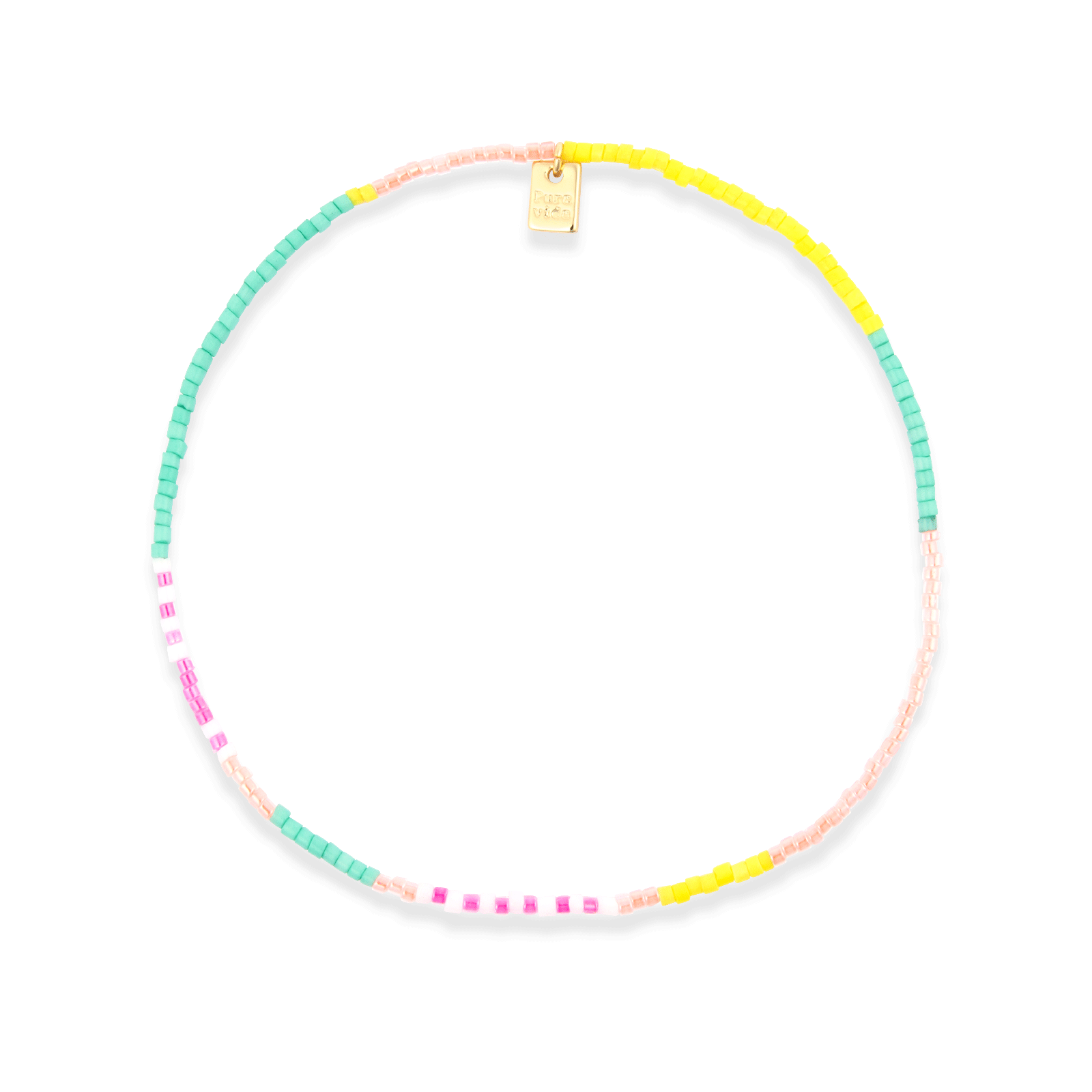 Nova Seed Bead Stretch Anklet - Multi