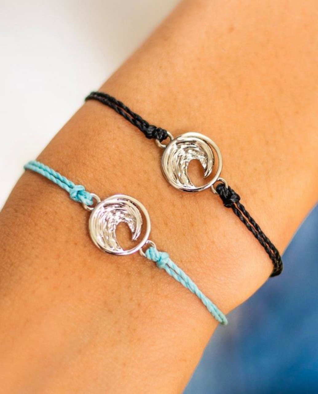 Swell Charm Silver Bracelet